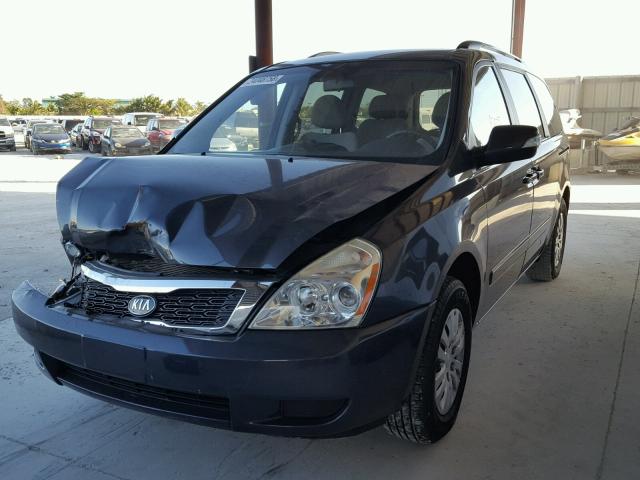 KNDMG4C77C6491794 - 2012 KIA SEDONA LX CHARCOAL photo 2