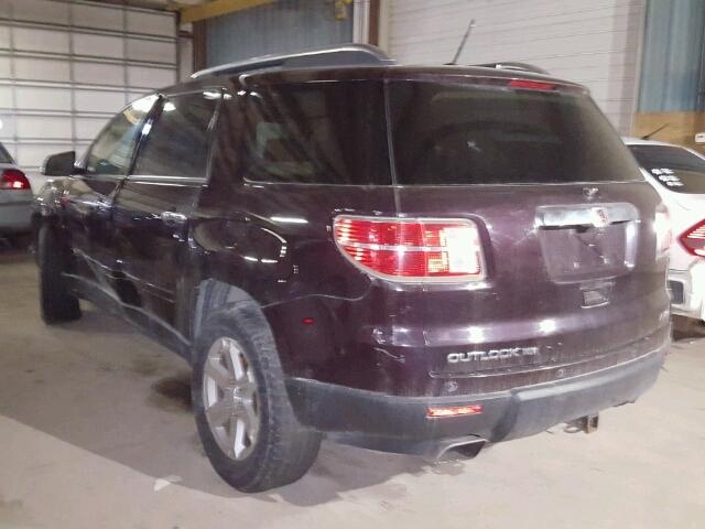 5GZEV23798J197962 - 2008 SATURN OUTLOOK XR იასამნისფერი ფოტო 3