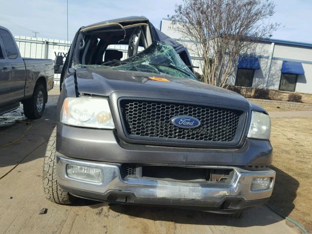 1FTRW12W55FB01438 - 2005 FORD F150 SUPER GRAY photo 7