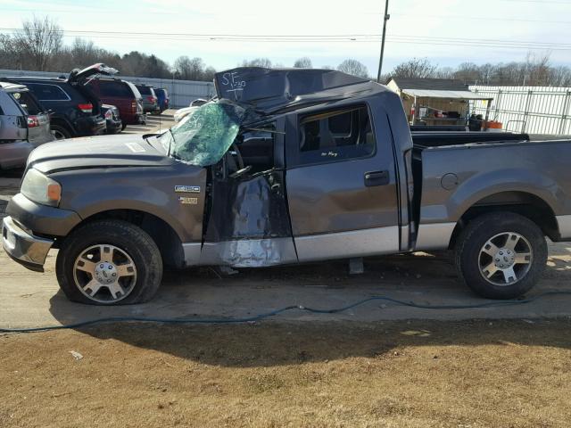 1FTRW12W55FB01438 - 2005 FORD F150 SUPER GRAY photo 9