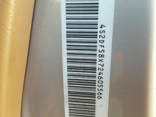 4S2DF58X724605566 - 2002 ISUZU AXIOM XS Gümüş foto 10