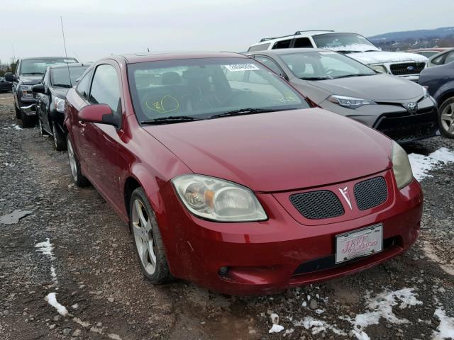 1G2AN18B987117116 - 2008 PONTIAC G5 GT RED photo 1