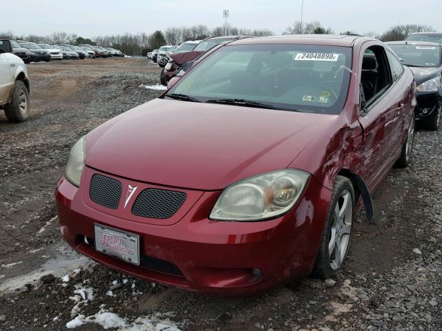 1G2AN18B987117116 - 2008 PONTIAC G5 GT RED photo 2