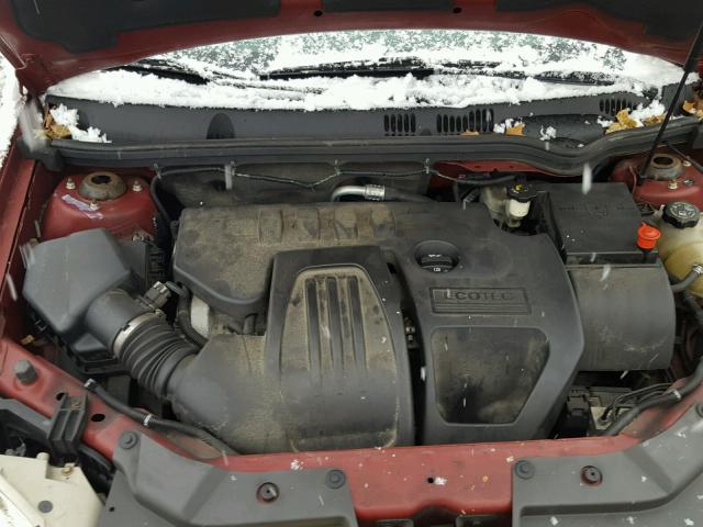 1G2AN18B987117116 - 2008 PONTIAC G5 GT RED photo 7