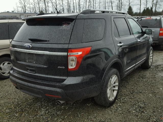 1FM5K8D83DGC91536 - 2013 FORD EXPLORER X BLACK photo 4