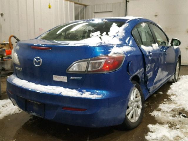 JM1BL1V85C1675264 - 2012 MAZDA 3 I BLUE photo 4