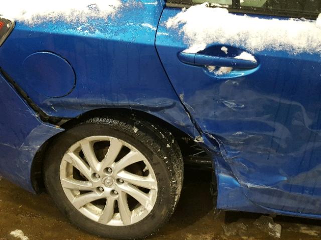 JM1BL1V85C1675264 - 2012 MAZDA 3 I BLUE photo 9