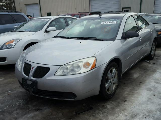 1G2ZH57NX84136823 - 2008 PONTIAC G6 GT SILVER photo 2