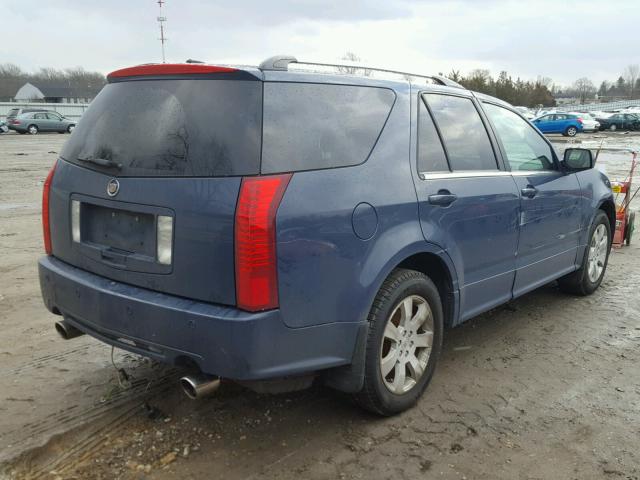 1GYEE437490106417 - 2009 CADILLAC SRX BLUE photo 4