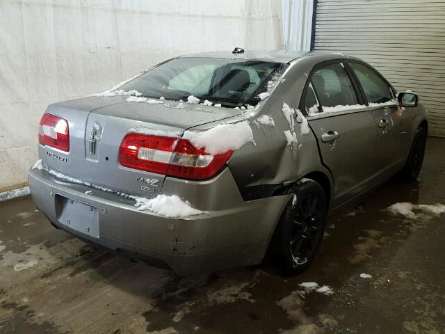 3LNHM28TX8R646820 - 2008 LINCOLN MKZ GRAY photo 4