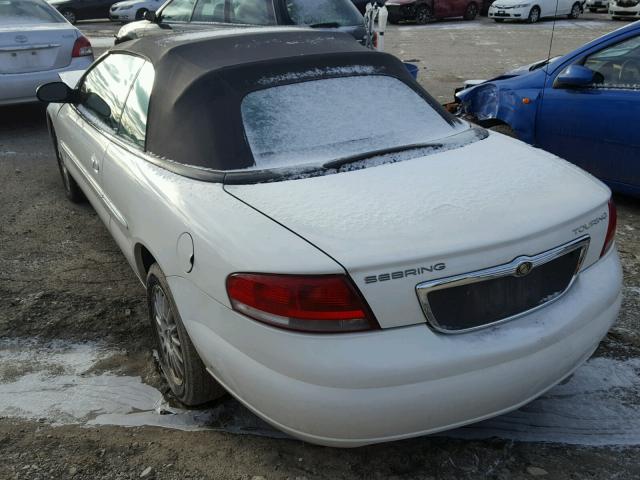 1C3EL55R55N638745 - 2005 CHRYSLER SEBRING TO WHITE photo 3