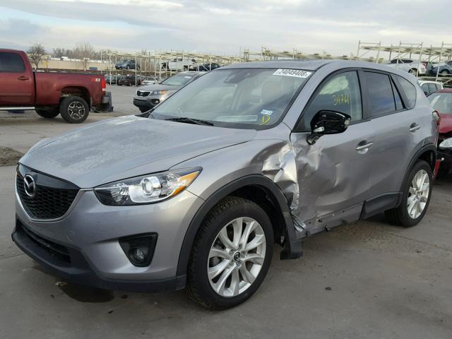 JM3KE4DY3E0325659 - 2014 MAZDA CX-5 GT GRAY photo 2