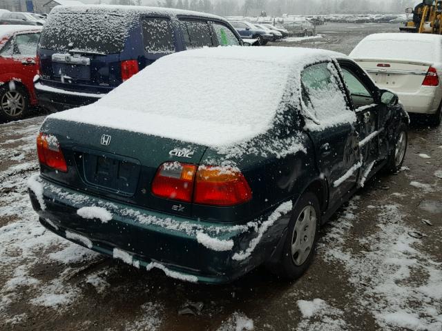 1HGEJ8648XL021443 - 1999 HONDA CIVIC EX მწვანე ფოტო 4