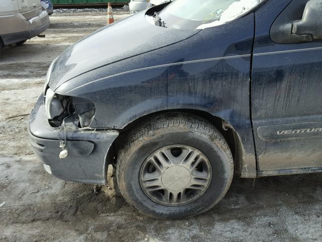 1GNDX03E53D172534 - 2003 CHEVROLET VENTURE BLUE photo 9