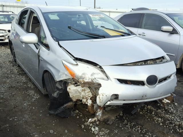 JTDKN3DU0D5546413 - 2013 TOYOTA PRIUS SILVER photo 1