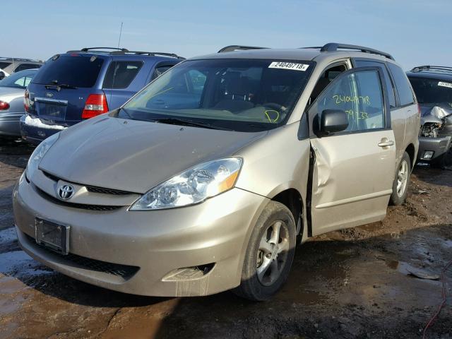 5TDZA23C06S441994 - 2006 TOYOTA SIENNA CE TAN photo 2