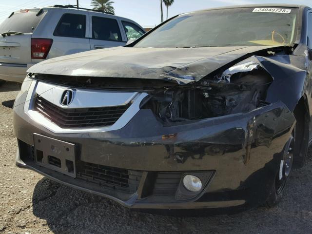 JH4CU2F64AC023627 - 2010 ACURA TSX BLACK photo 9