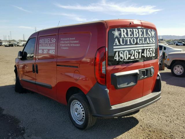 ZFBERFAT9F6973927 - 2015 RAM PROMASTER 红色 照片 3