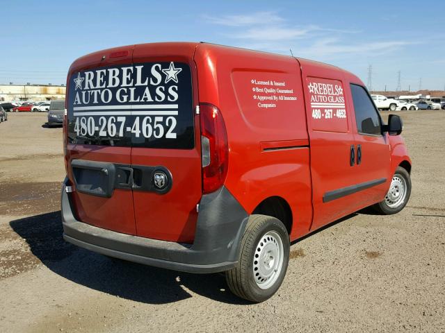 ZFBERFAT9F6973927 - 2015 RAM PROMASTER 红色 照片 4