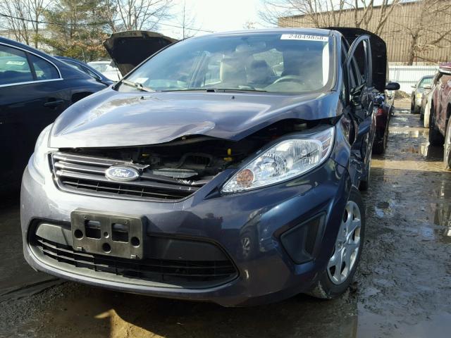 3FADP4AJ9DM148958 - 2013 FORD FIESTA S GRAY photo 10