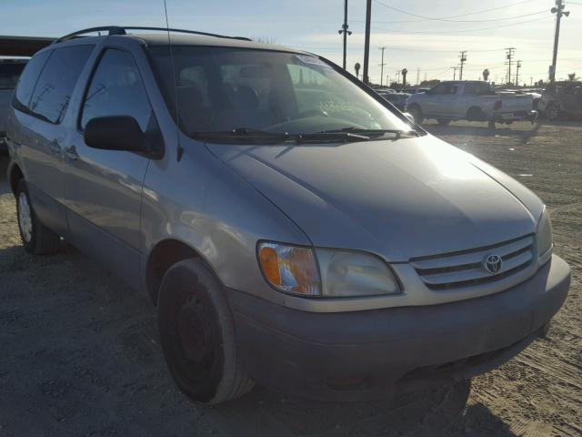 4T3ZF19C73U553124 - 2003 TOYOTA SIENNA CE SILVER photo 1