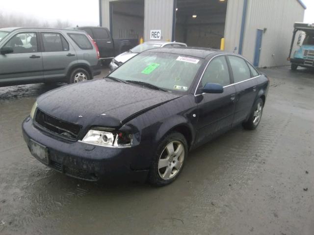 WAUED64B71N156966 - 2001 AUDI A6 2.7T QU BLUE photo 2