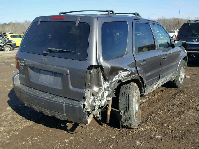 1FMYU94175KA40209 - 2005 FORD ESCAPE LIM GRAY photo 4