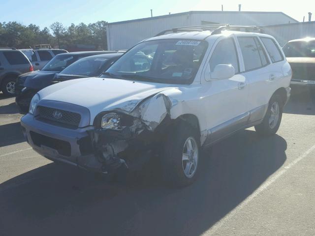 KM8SC73D44U576434 - 2004 HYUNDAI SANTA FE G WHITE photo 2