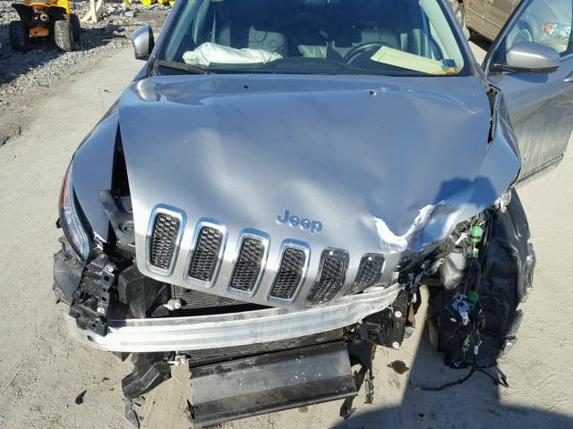 1C4PJMDB5GW215976 - 2016 JEEP CHEROKEE L SILVER photo 7