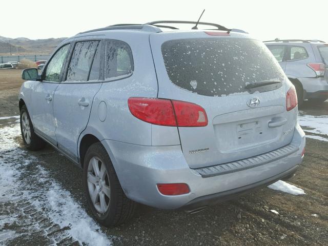 5NMSH13E37H024446 - 2007 HYUNDAI SANTA FE S BLUE photo 3