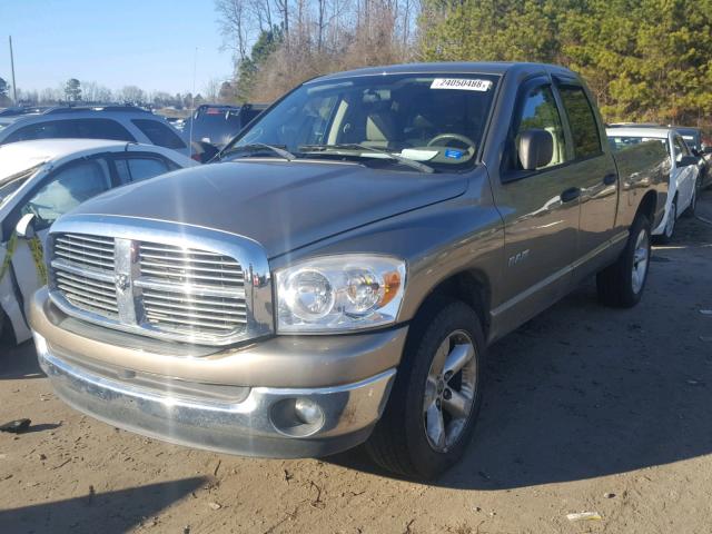 1D7HA18N88J153923 - 2008 DODGE RAM 1500 S TAN photo 2