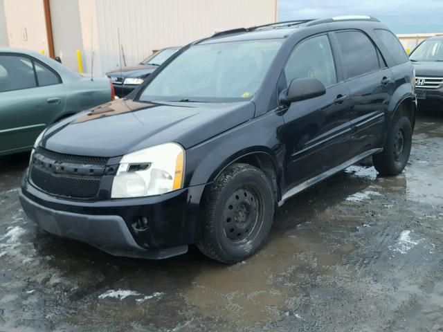 2CNDL73F056059559 - 2005 CHEVROLET EQUINOX LT BLACK photo 2