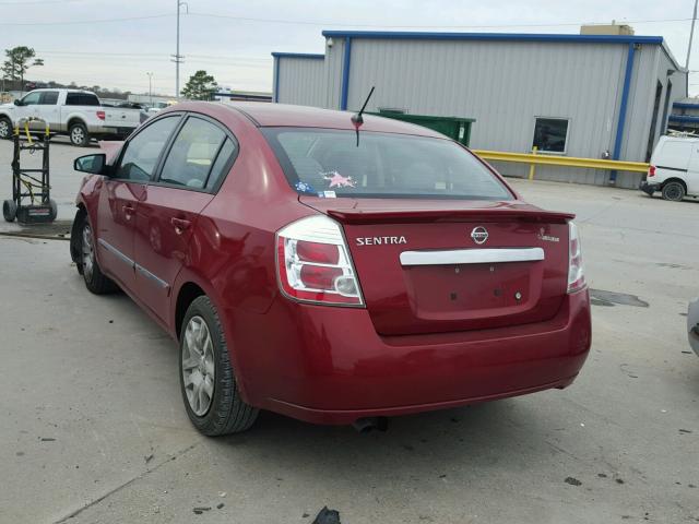 3N1AB6AP3BL695290 - 2011 NISSAN SENTRA 2.0 RED photo 3