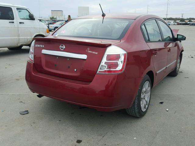 3N1AB6AP3BL695290 - 2011 NISSAN SENTRA 2.0 RED photo 4