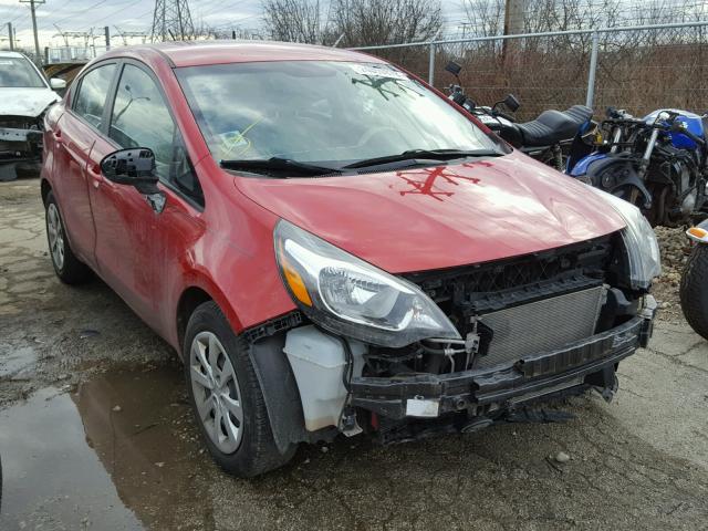 KNADM4A39C6087160 - 2012 KIA RIO LX Կարմիր լուսանկար 1