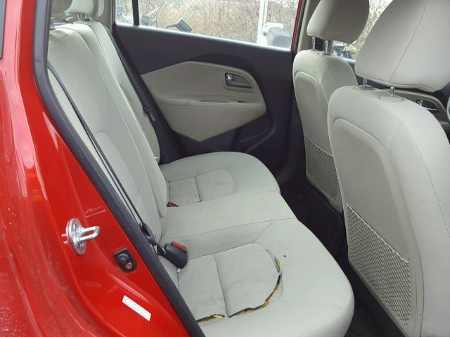 KNADM4A39C6087160 - 2012 KIA RIO LX Կարմիր լուսանկար 6
