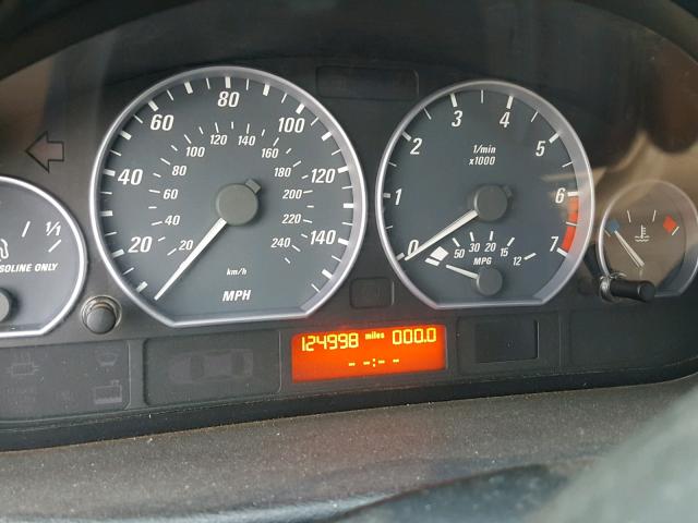 WBABS53491JU82460 - 2001 BMW 330 CI BLACK photo 8