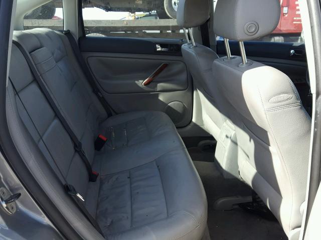 WVWTU63B35P020324 - 2005 VOLKSWAGEN PASSAT GLX GRAY photo 6