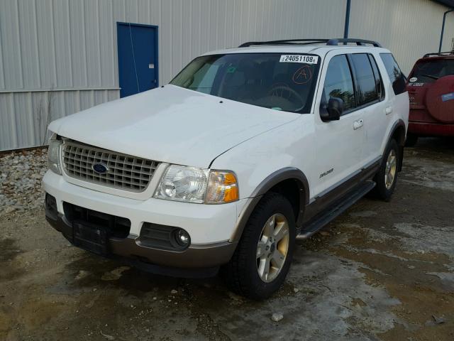 1FMZU74K14UA37648 - 2004 FORD EXPLORER E WHITE photo 2