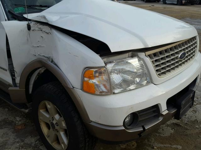 1FMZU74K14UA37648 - 2004 FORD EXPLORER E WHITE photo 9