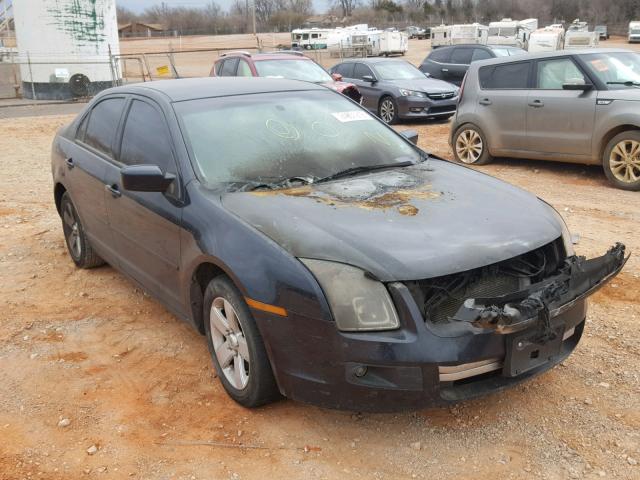 3FAHP07Z48R201579 - 2008 FORD FUSION SE BLUE photo 1