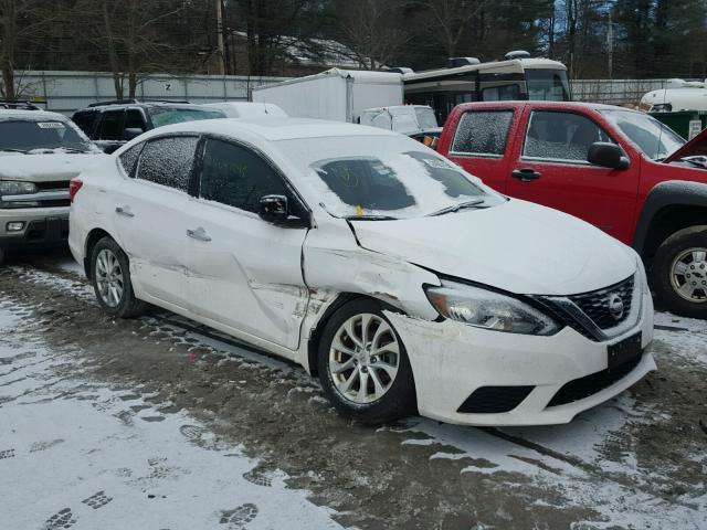 3N1AB7AP6GY315665 - 2016 NISSAN SENTRA S WHITE photo 1