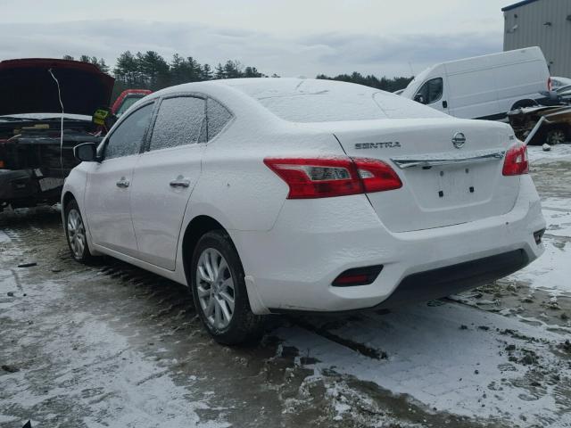 3N1AB7AP6GY315665 - 2016 NISSAN SENTRA S WHITE photo 3