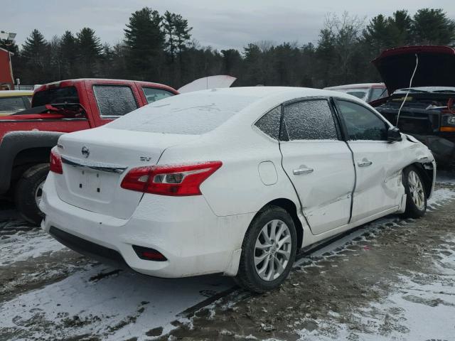 3N1AB7AP6GY315665 - 2016 NISSAN SENTRA S WHITE photo 4