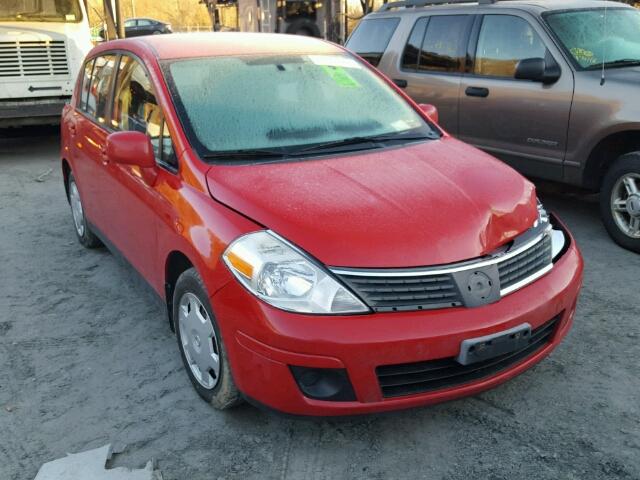 3N1BC13E49L479605 - 2009 NISSAN VERSA S RED photo 1