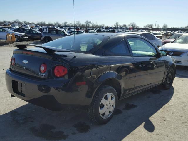 1G1AK15F677398083 - 2007 CHEVROLET COBALT LS BLACK photo 4