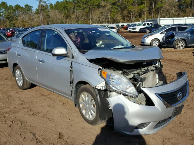 3N1CN7AP9CL858340 - 2012 NISSAN VERSA S SILVER photo 1