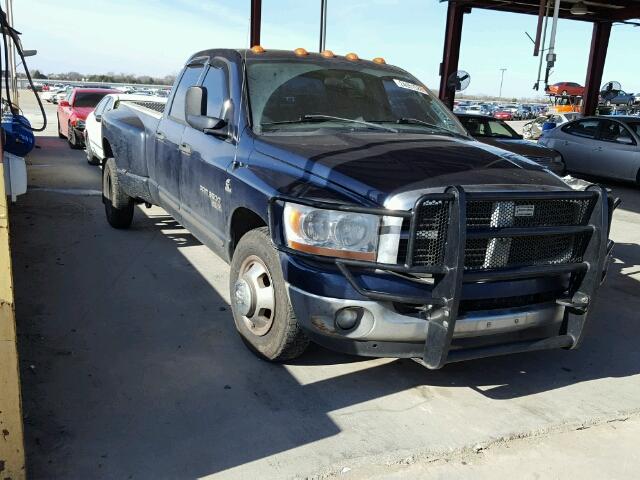 3D7ML48C66G181338 - 2006 DODGE RAM 3500 S BLUE photo 1