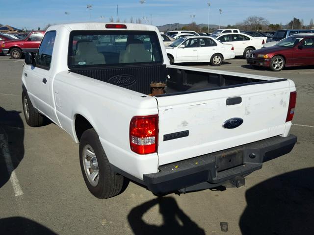 1FTYR10DX9PA55156 - 2009 FORD RANGER WHITE photo 3