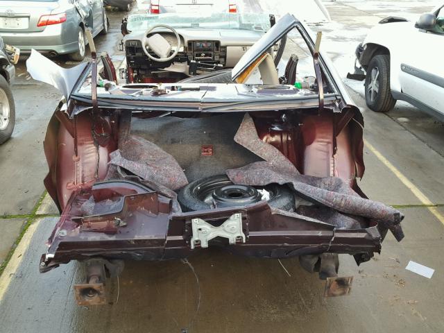 1G1BL52P1TR159304 - 1996 CHEVROLET IMPALA 栗色 照片 10